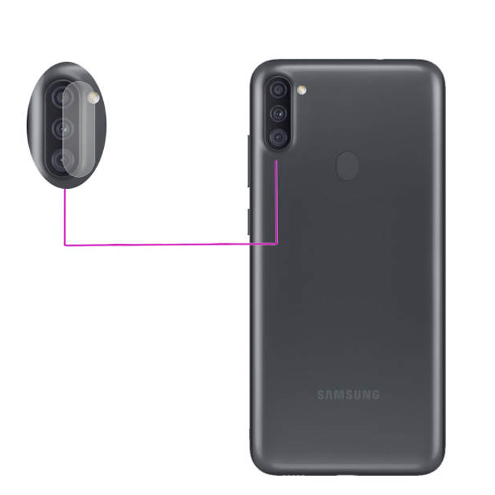 محافظ لنز(گلس) دوربین مناسب برای گوشی موبایل سامسونگ Galaxy A11