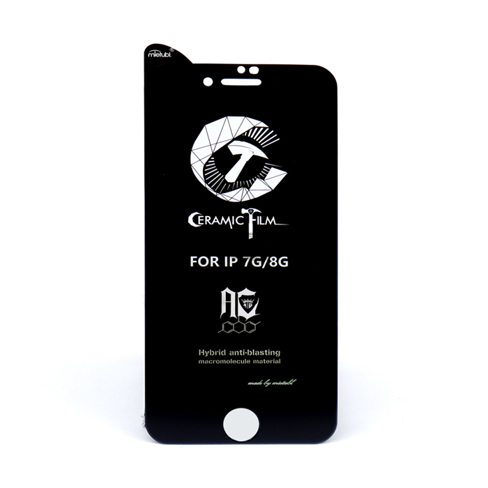 محافظ صفحه نمایش(گلس)سرامیکیMietubl مات مشکی و سفید گوشی موبایل Apple iphone 7/8